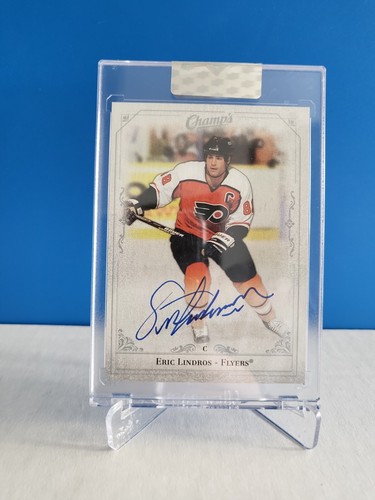 Eric Lindros #C-EL 2020 Upper Deck Clear Cut Champs Autographs card