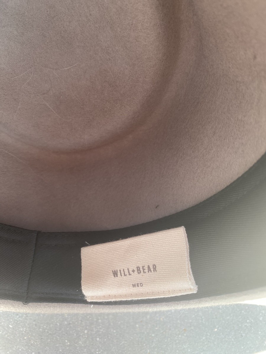 Will & Bear Brimmed Beige Felt Wool Fedora Hat Outback  display picture 1