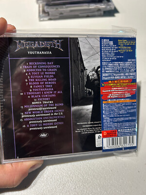 Megadeth / Youthanasia JAPAN edition +4 tracks Remaster | eBay