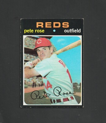 1971 Topps PETE ROSE #100 ~ Reds ~ Hit King ~ Beautiful Card ~ LOOK!
