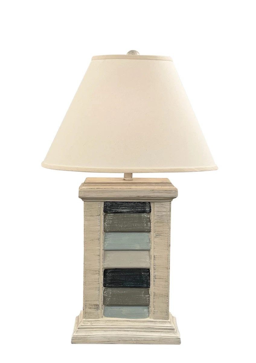 Coastal on sale shutter lamps