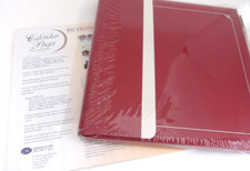 Creative Memories 12x12 Cranberry Red Album Coverset and Calendar Pages NIP
