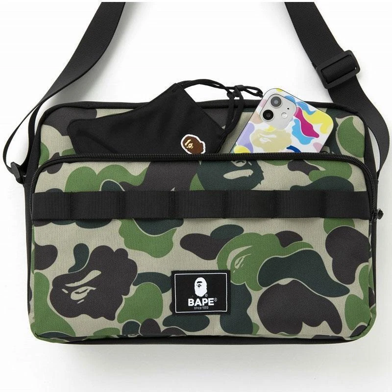 BAPE ABC Camo Shoulder Bag Green - SS21 - US