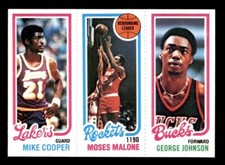 1980 Topps Basketball #43 Cooper Malone Johnson NM/MT *e49
