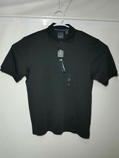 NEW Arrow Small S Jet Black Cool Cotton Men's Short Sleeve Golf Polo Shirt NWT