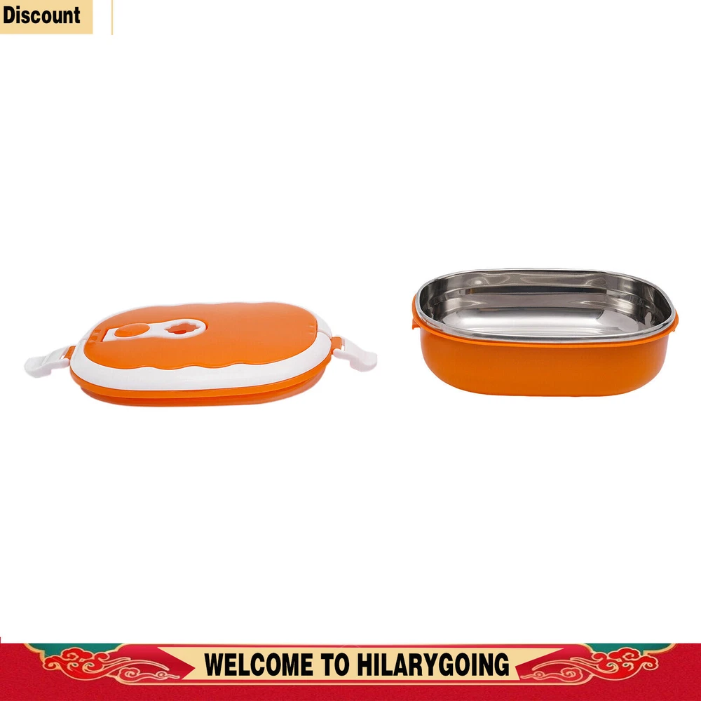 Lunch Box 0.9L/30.4oz Warmer Bento Box Portable Food Container Stainless Steel