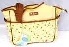NWT Disney Baby Winnie The Pooh Diaper Bag Set Lime Green Tote Changing Pad 13"