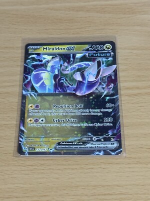 scarlet and violet temporal forces rare cards Pokémon TCG Miraidon Scarlet & Violet-Temporal Forces 121/162 Holo Rare  (NM)