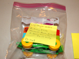 Lego Duplo 10597 Birthday Parade Train Car Printed Number & Present Blocks Only