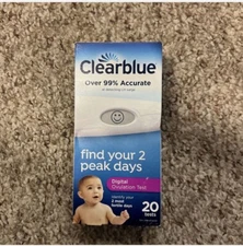 Clearblue Advanced Digital Ovulation Test 20 Test Fertility Predictor 04/2025+