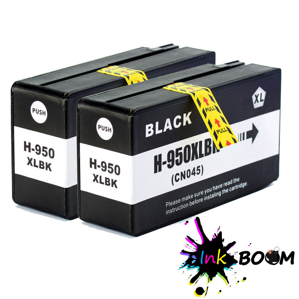 2BK Ink Cartridge replace for HP 950XL 951XL OfficeJet 8100 8610 8625 8630 8640