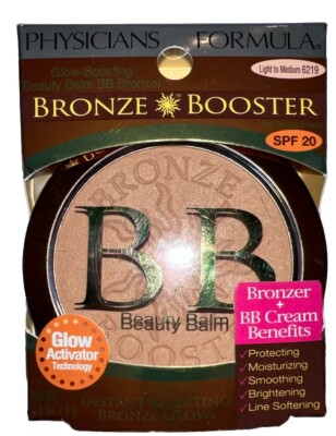 Physicians Formula Glow Boosting Beauty Balm BB Bronzer #6219 Light to Medium