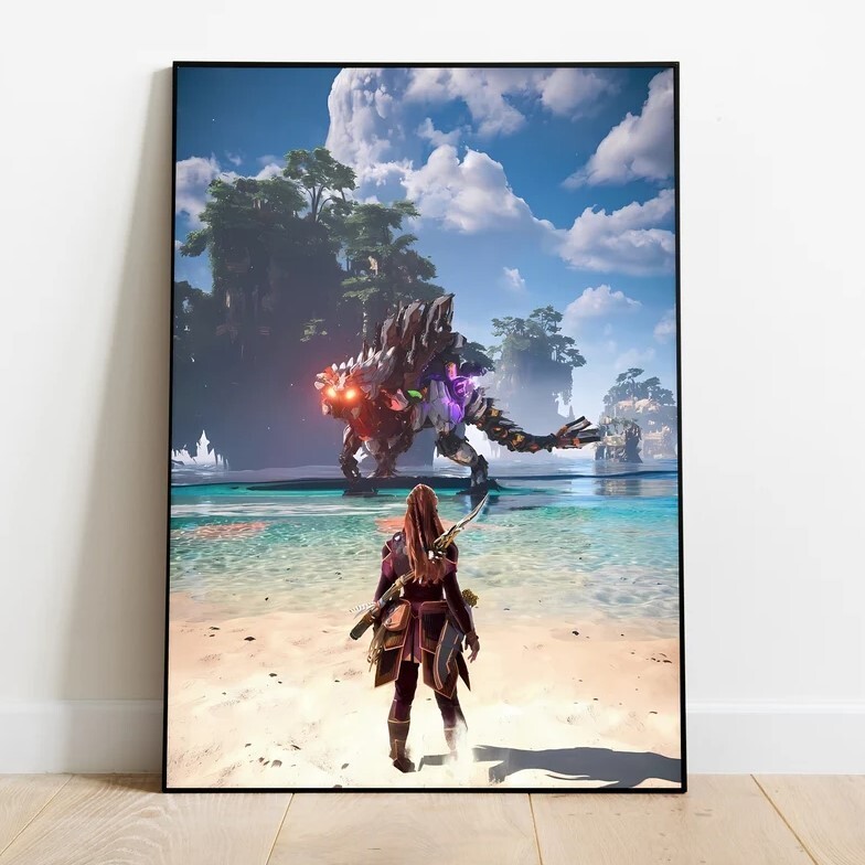 Horizon Zero Dawn Poster, Wall Art & Home Decor, Video Game Poster Gift
