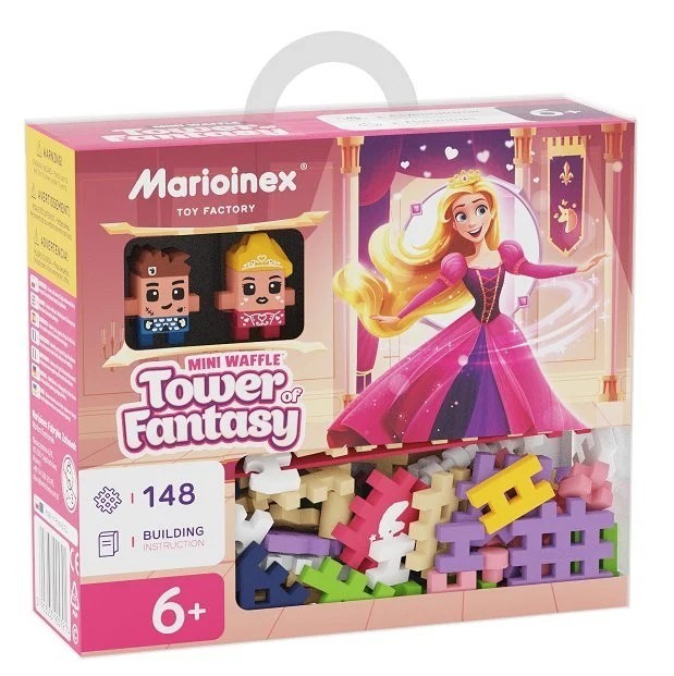 5903033905791 MARIOINEX Mini Waffle Princess Bausteine Fantasieturm 148 Teile M 8990₽