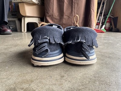 Visvim Maliseet Shaman-Folk Moccasin sz 10 Black | eBay