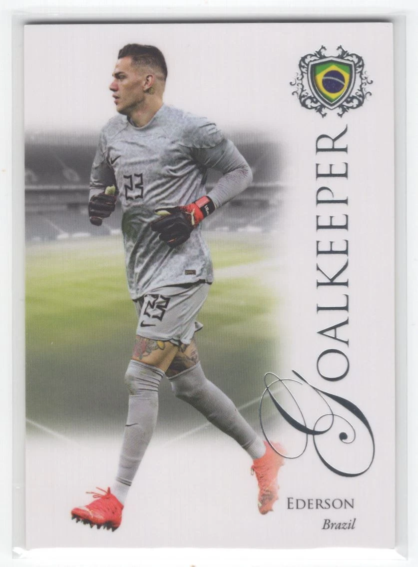 #3 2023 Futera Unique World Silver Ederson 69/69 Brazil