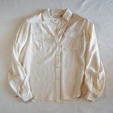 Vintage Liz Claiborne 100 Silk Button Up Blouse