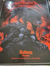 METALLICA 72 Seasons POP UP SHOP EXCLUSIVE Sydney Poster, Lithograph.