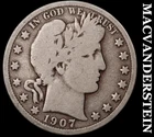 1907-D Barber Half Dollar- Silver- Scarce Better Date- No Reserve #K2880