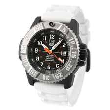 Luminox MIL-SPEC 3350 Series XL3359SET Quartz Watch Black Dial White Band