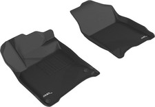 Floor Mats Kagu Liners Black 1st Row for 2016-2021 Civic Coupe Hatchback Sedan
