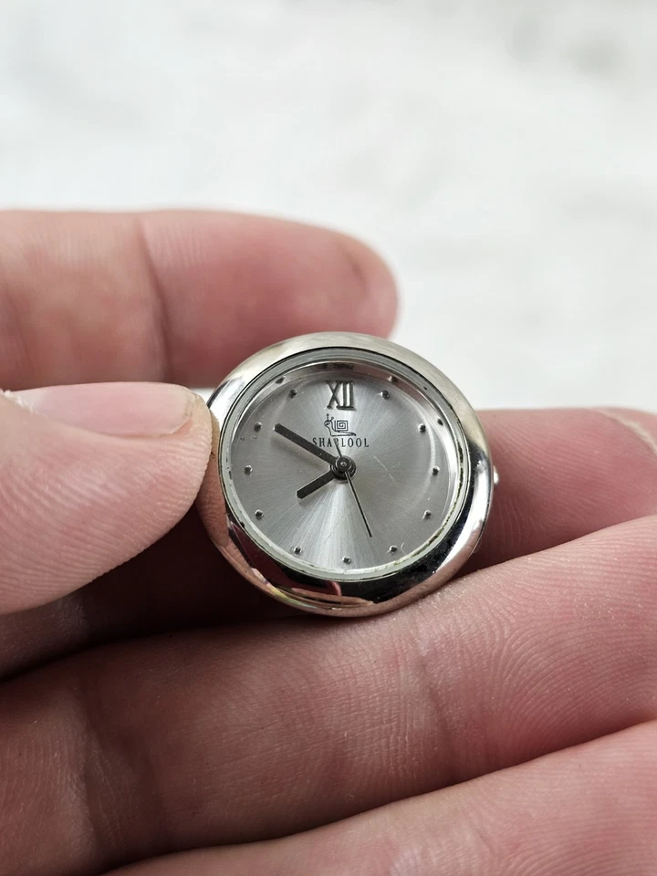 Супер редкий серебристый циферблат для часов SHABLOOL — ремешок не требует батареи - Изображение 2 из 4