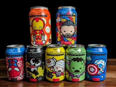 Marvel Super Heroes Chibi Soda Bundle