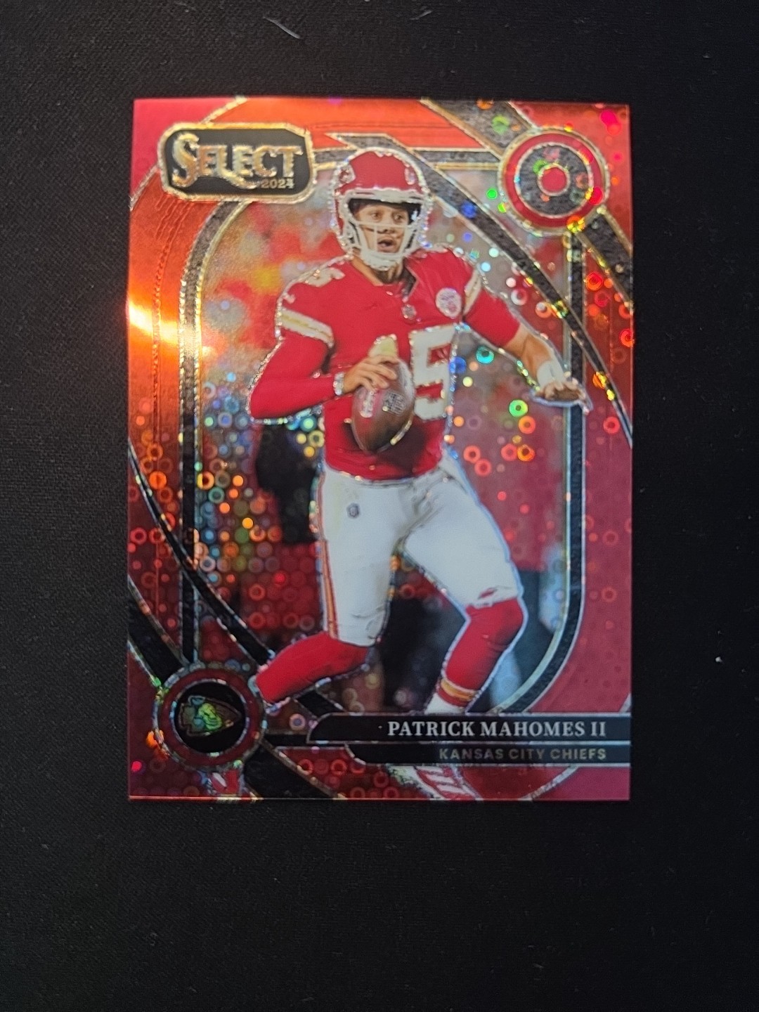 2024 Panini Select Club Level Patrick Mahomes II #223 Red Prizm /49 Color match!