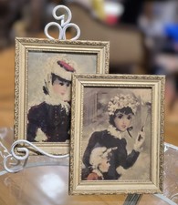 Vintage Ladies Wood Frame Glass Print Reliance Industries, Inc.