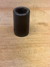 Snap-on Tools 1/2" Drive 15mm Metric 6pt Shallow Impact Socket IMM150A USA