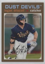 2020 Topps Heritage Minor League Edition Gold 7/15 Logan Driscoll #32 15z9