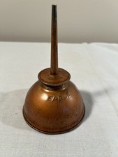 Vintage Eagle Oil Can Thumb Pump Oiler 3-12 Rounded Base -usa Vintage Eagle Oil Can Thumb Pump Oiler 3-12 Rounded Base -usa