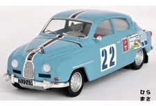 1/43 Mini Car Saab 96 1962 1000 Lakes Rally 4th #22 Simo Lampinen Jyrki Ahava