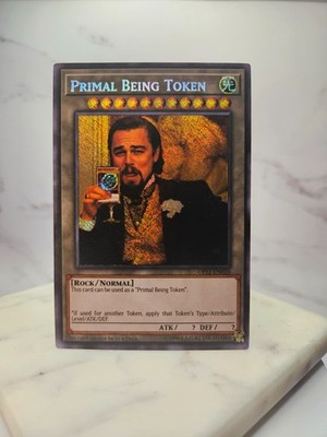 Primal Being Token (Nibiru) Leonardo DiCaprio Django Meme Custom Art Secret Rare