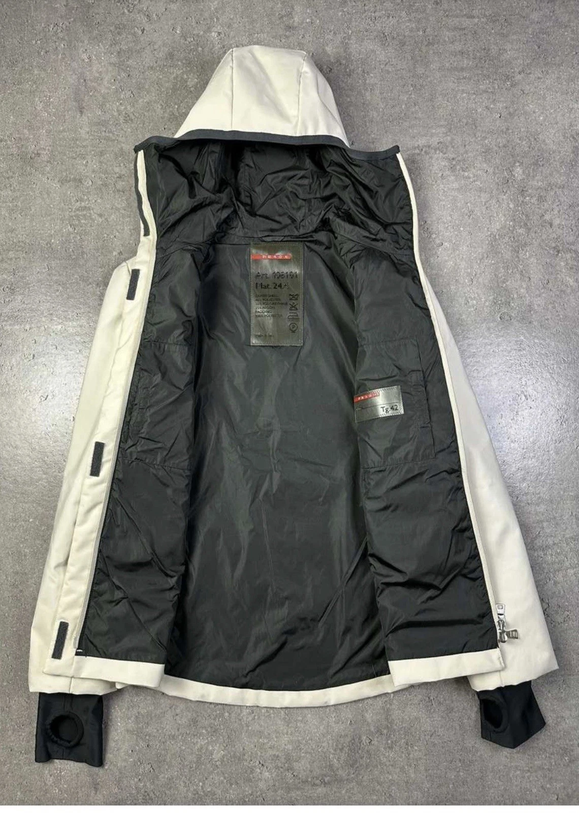 Giacca da sci Prada Iconic Balaclava taglia 42 donna