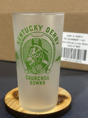 1948 Kentucky Derby Glass Variation Clear Bottom Triple Winner Citation Rare
