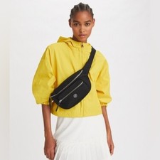 Tory Burch Navy Blue Nylon Belt Bag  