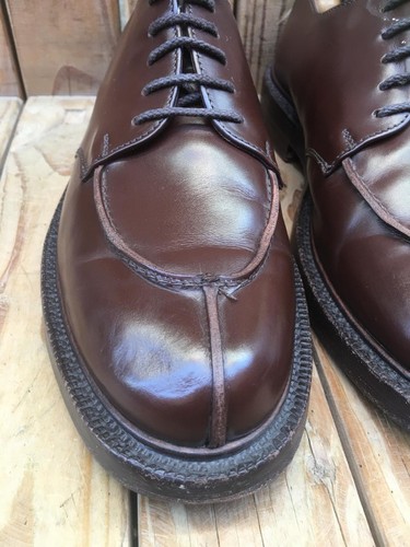Church's 'ALEX' Men's brown SPLIT TOE derby dress Leather shoes UK 7 F Us 8 - Picture 13 of 20