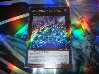 Super Quantal Mech Beast Grampulse 1st Edition Platinum Secret Rare RA05-EN048