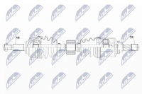 NTY Antriebswelle NPW-RE-134 FüR Renault