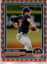 2023 Panini USA Stars and Stripes USA Baseball Red or Silver Pick From List