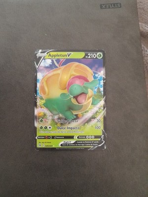 Pokémon Karte Schwarz Appletun V 26/264 Holo Englisch