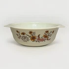 Vintage English PYREX “Country Autumn” Casserole Dish - 8 inch Diameter #5704
