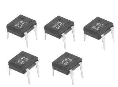 5 Stück DF10 DB107 Brückengleichrichter Gleichrichterbrücke 1A 1000V DIP4