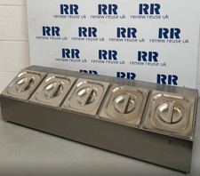 Royal Catering Gastronorm Pan Holder 5 Containers with Lids *SEE DESCRIPTION*