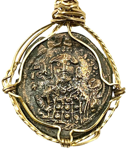 First Coin of Jesus Christ Transformed into a Necklace