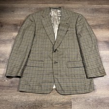 Ing Loro Piana  C Italy 100 Cashmere Plaid Blazer Size 44R