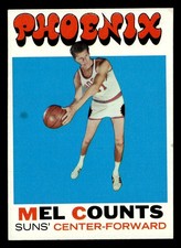 1971-72 Topps Mel Counts #127 EX-MT Phoenix Suns