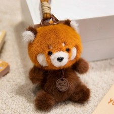 Red Panda 5 Inch Stuffed Animal Plush Dolls Keychains Pendants Lanyards Keyrings