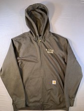 Carhartt Mens green L loose fit full zip hoodie. Never worn. Perfect condition.